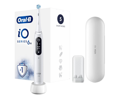 Szczoteczka elektryczna Oral-B Szczoteczka magnetyczna iO6 (biała)